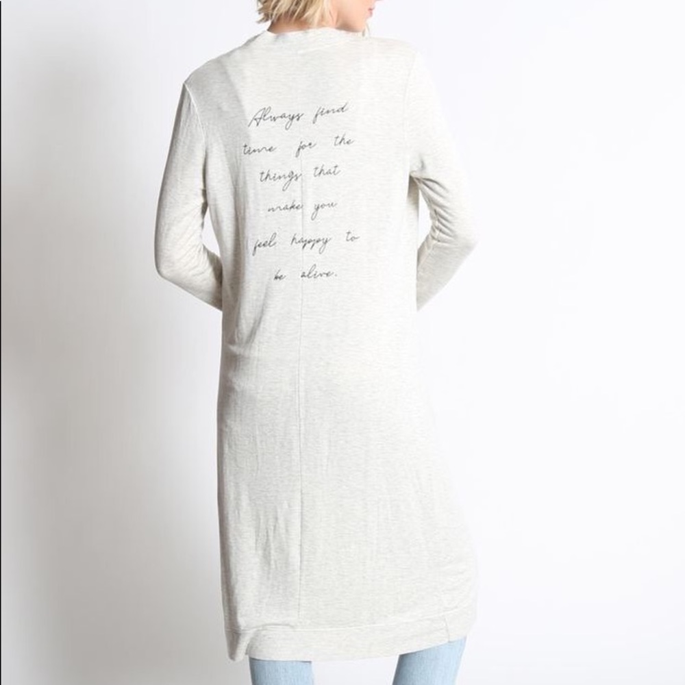 good hYOUman Gray cardigan
